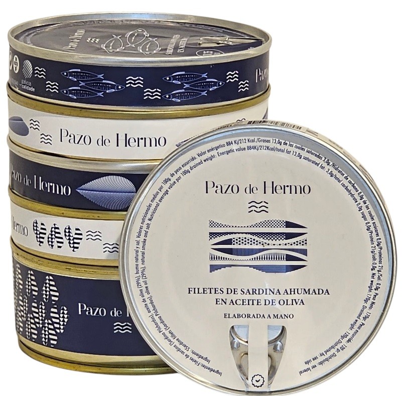 Casa Hermo Delicatessen Sardinilla Ahumada en Aceite de Oliva PdH