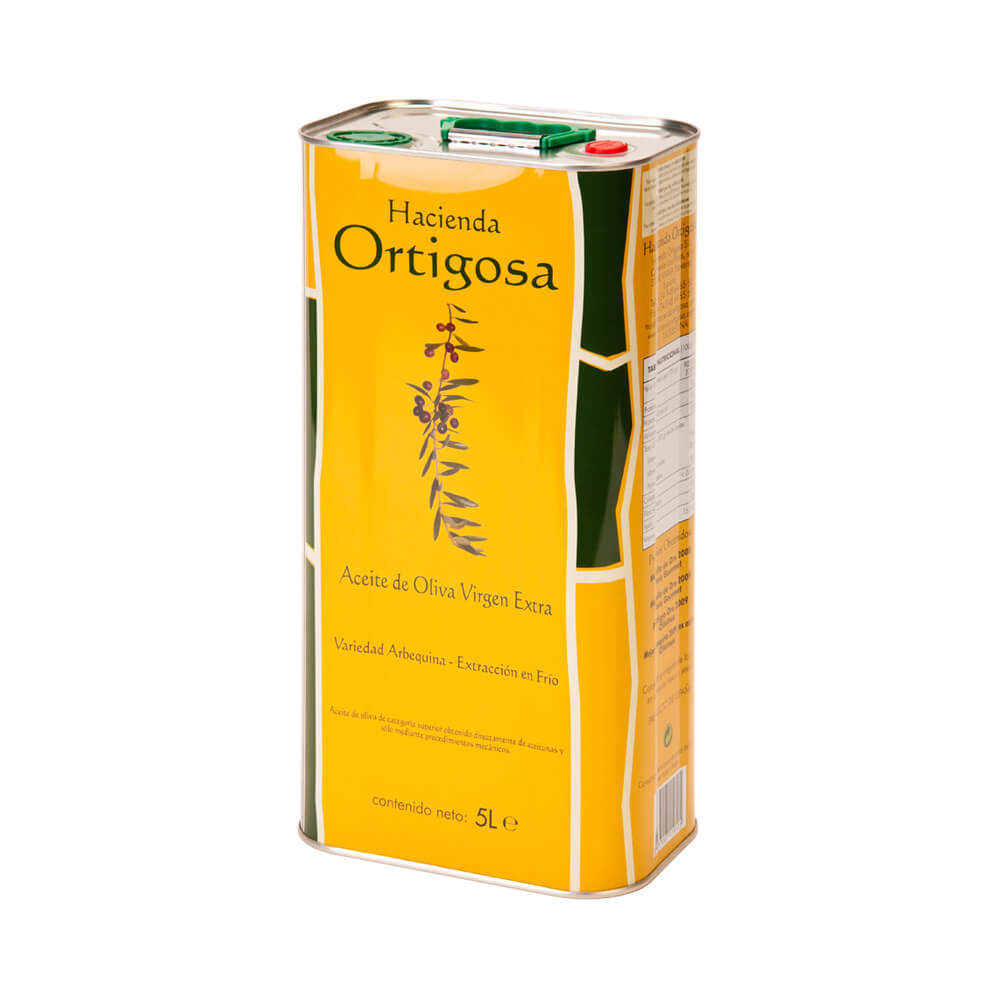 Lata de 5 litros de aceite de oliva virgen extra