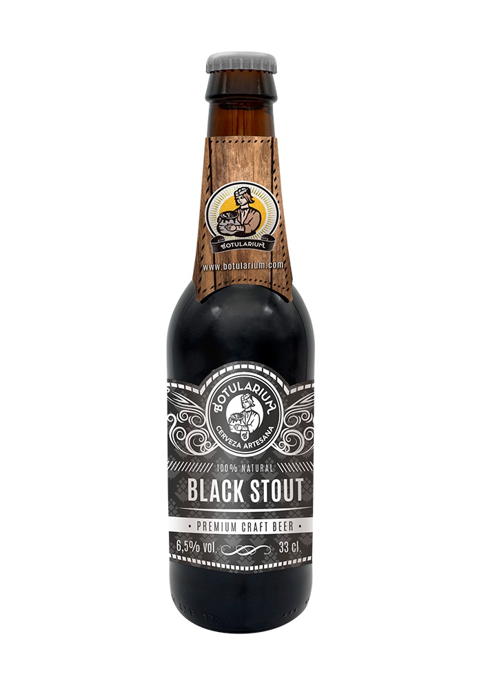 Cerveza Artesana Black Stout - 12 x 33cl 1