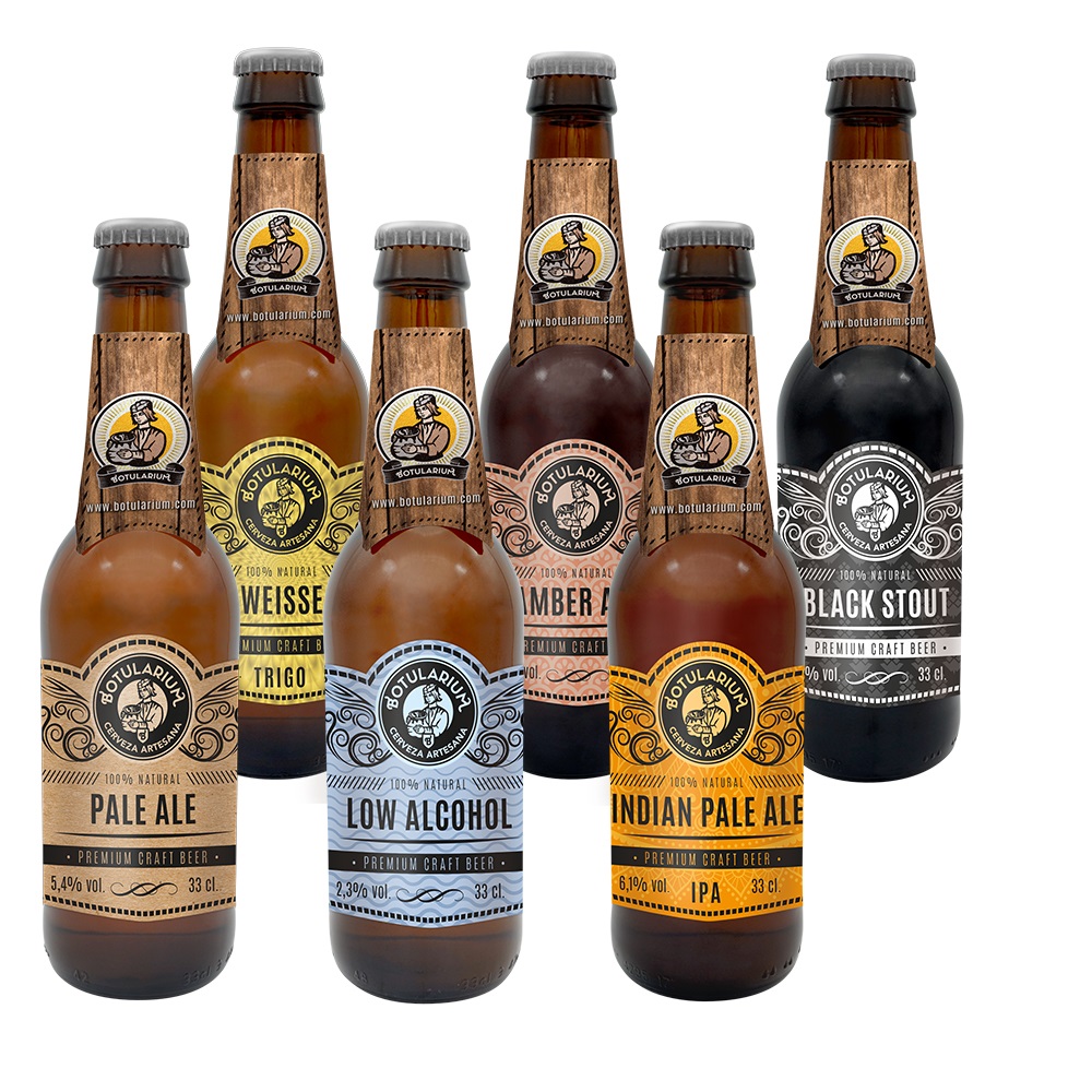 Cerveza Artesana Botularium 2 unidades de 6 cervezas distintas - 12 x 33cl 1