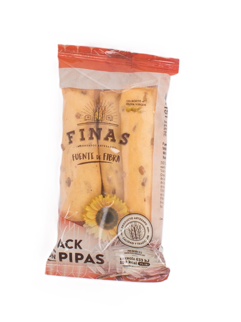 Snack con pipas – Caja de 30 ud x 45 g 1