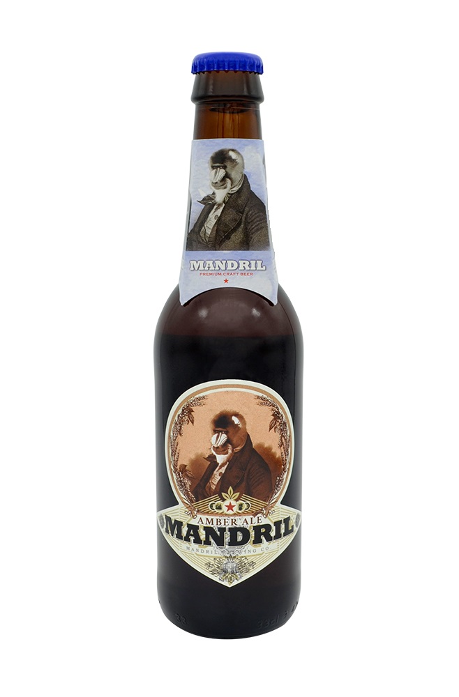 Cerveza Artesana Amber Ale Mandril - 12 x 33cl 1