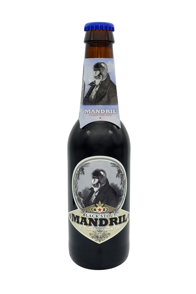 Cerveza Artesana Black Stout Mandril - 12 x 33cl 1