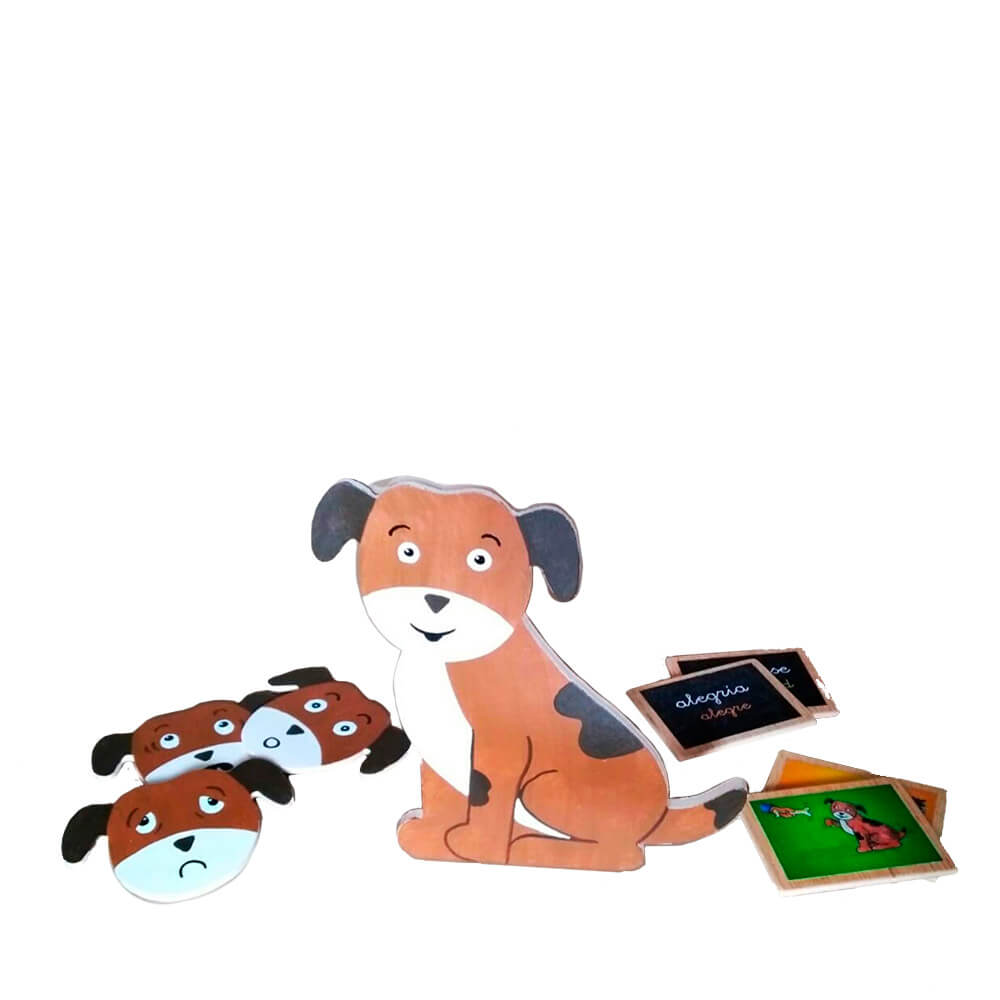 Las emociones - Juego de madera para niños
