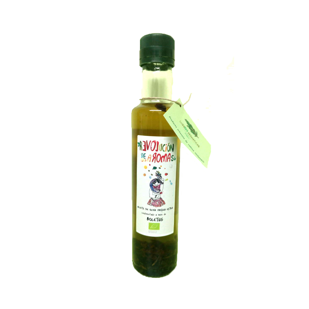 Aceite ecológico de oliva virgen extra Condimentado con boletus