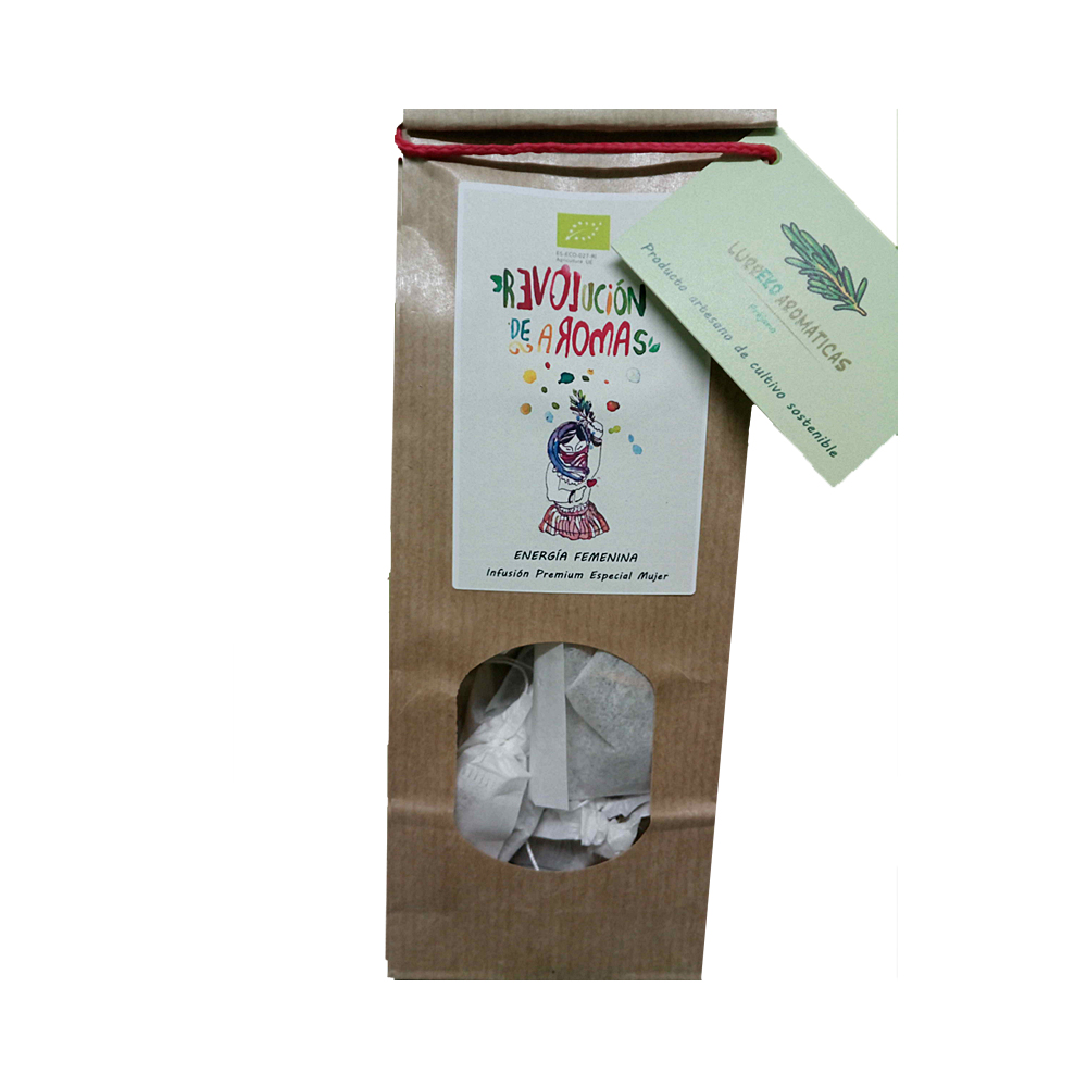 Infusión ecológica artesana energía femenina 10u