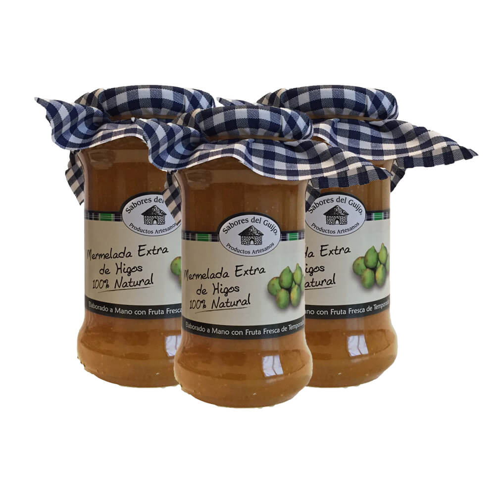 Mermeladas de higo - pack 3 botes 400g
