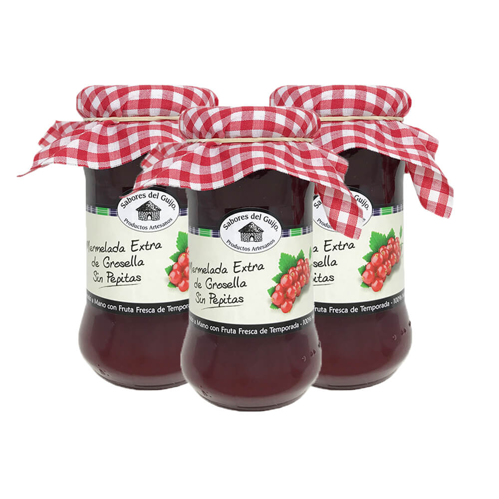 Mermelada de grosella - Pack 3 botes 400 g