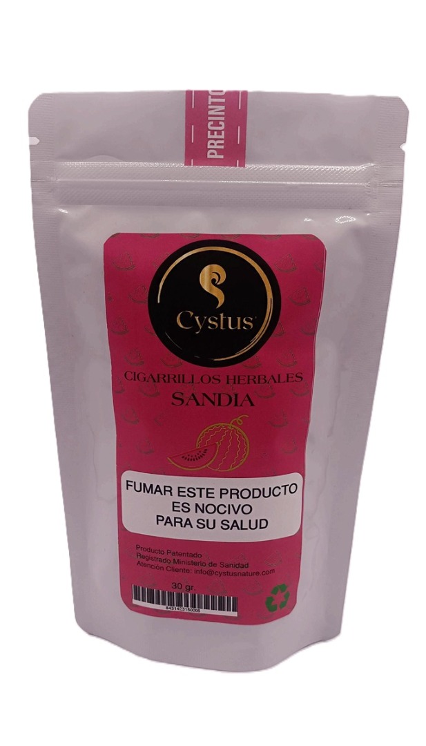 Pack 2 sobres Picadura para liar cigarrillos herbales Sabor sandía