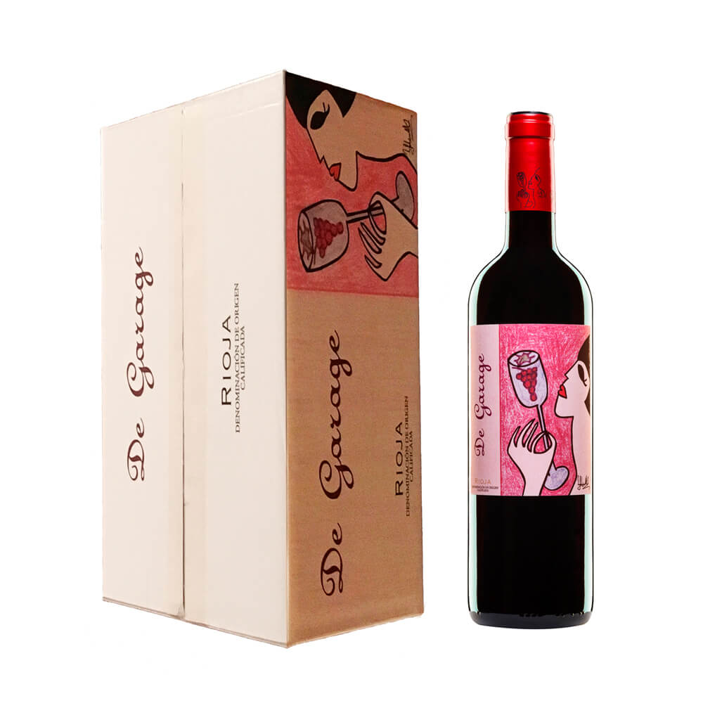 Caja de 6 botellas de Vino Tinto de autor DOC Rioja 20119 de 75 cl